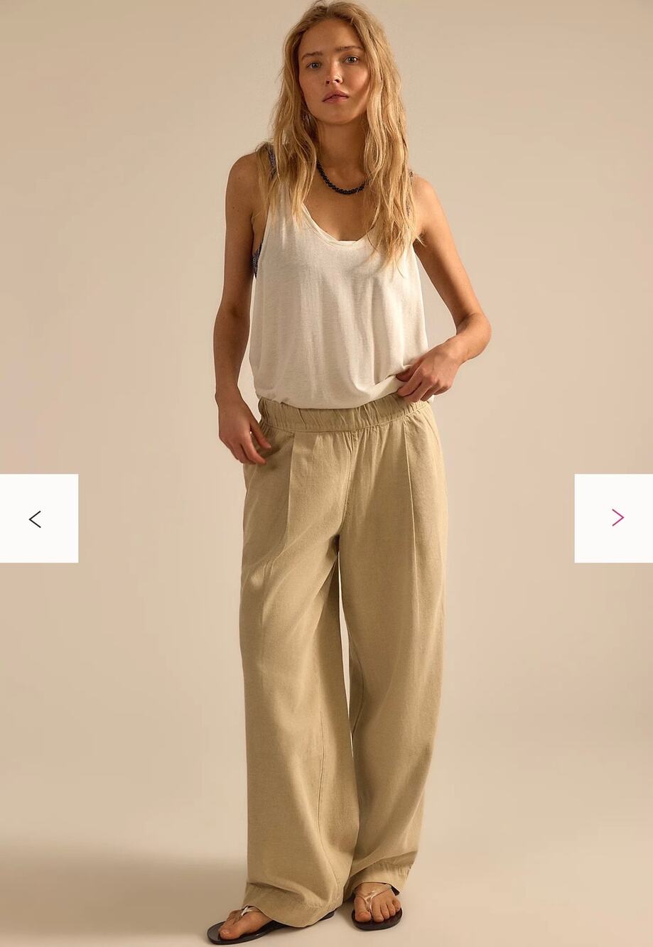 Free People Tidal Moon Low-Rise Pull-On Pants Size Small - Picture 1 of 7